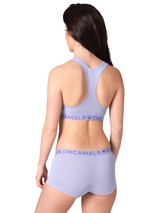 Chicamala Solid violett nicht geformter bh