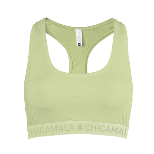 Chicamala Solid grün nicht geformter bh