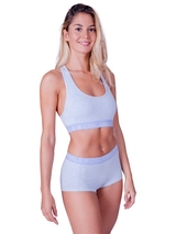 Chicamala Solid blau nicht geformter bh