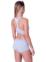 Chicamala Solid blau nicht geformter bh