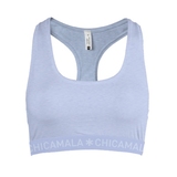 Chicamala Solid blau nicht geformter bh