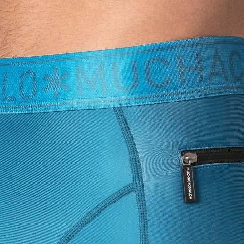 Muchachomalo Solid  blau schwimmboxer