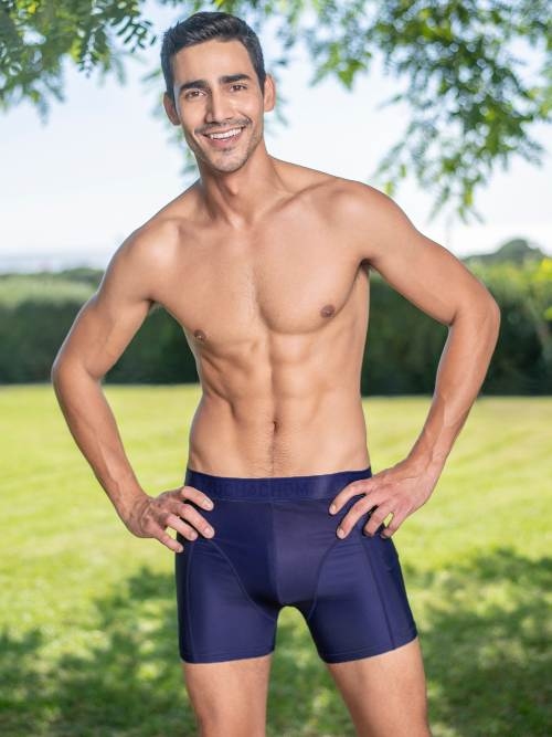 Muchachomalo Solid  navy-blau schwimmboxer