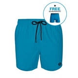 Muchachomalo Solid  neon blau badehose