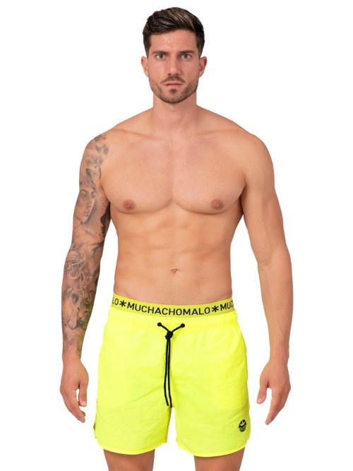 Muchachomalo Solid  neon gelb badehose
