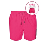Muchachomalo Solid  neon rosa badehose