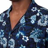 Muchachomalo Solid  navy-blau bluse