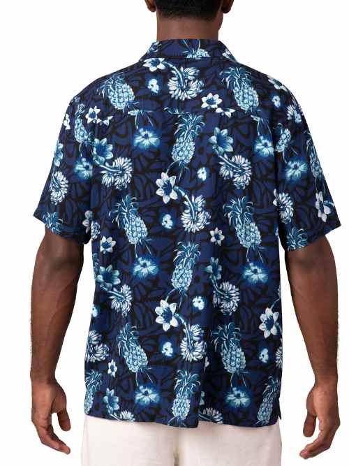 Muchachomalo Solid  navy-blau bluse