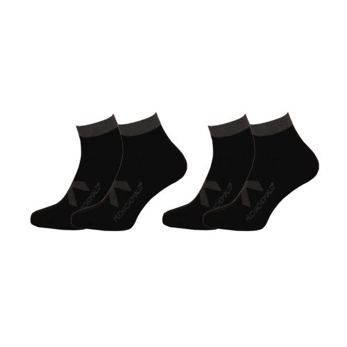 Muchachomalo Solid  schwarz trainer-socken