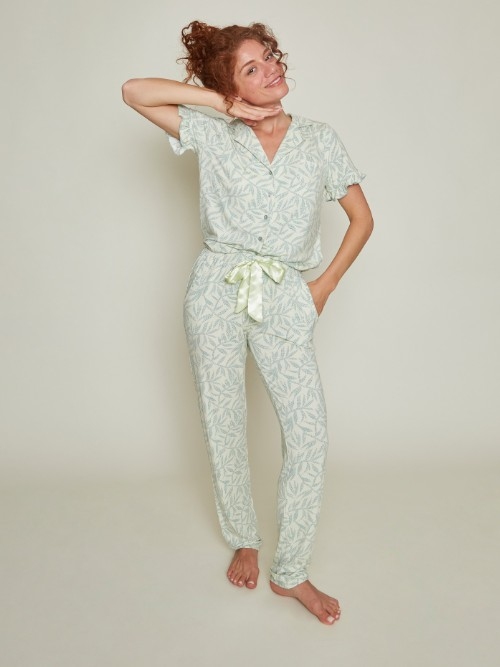 Charlie Choe Fresh Summer Nights grün pyjama-shirt