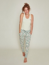 Charlie Choe Fresh Summer Nights grün pyjamahose