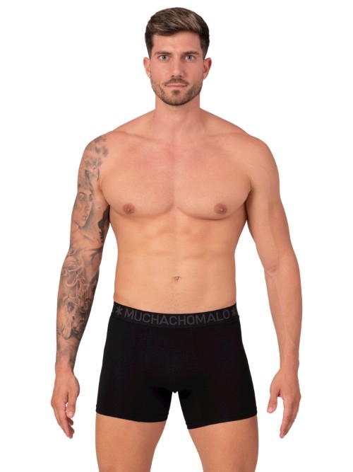 Muchachomalo Bamboo schwarz bambus boxershort