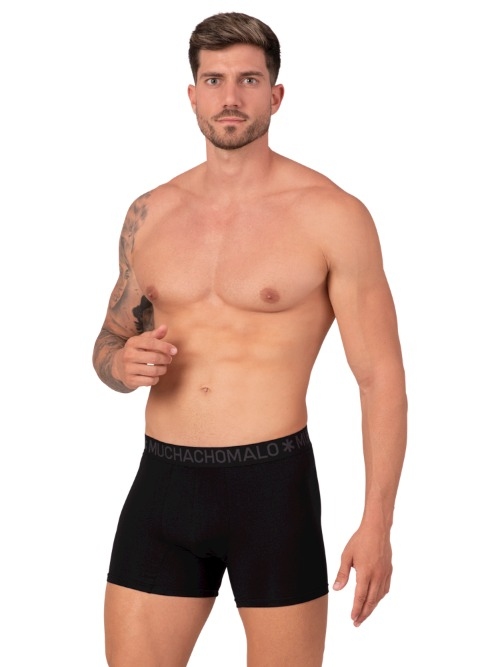 Muchachomalo Bamboo schwarz bambus boxershort