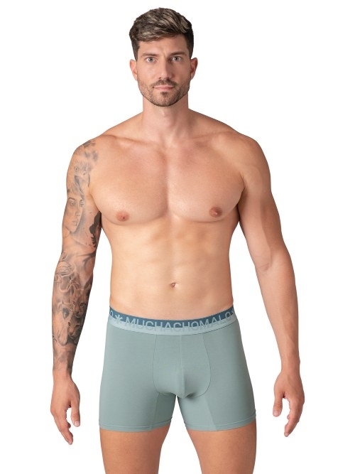Muchachomalo Solid  blau baumwoll-boxershort