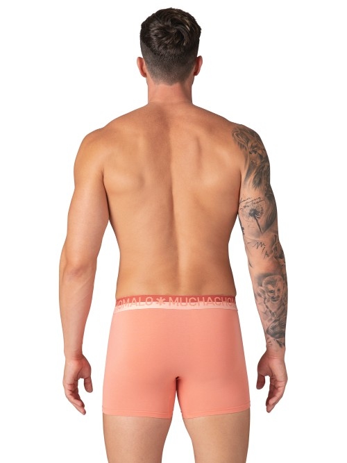 Muchachomalo Solid  blau baumwoll-boxershort