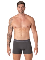 Muchachomalo Solid  grau baumwoll-boxershort