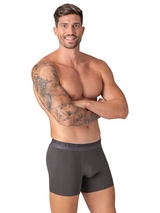 Muchachomalo Solid  grau baumwoll-boxershort