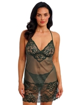 Wacoal Dessous Natsuki Lace grün slipdress