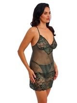 Wacoal Dessous Natsuki Lace grün slipdress