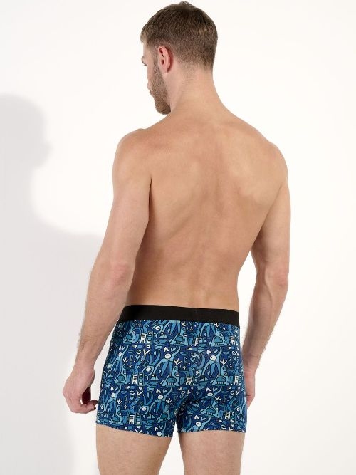 HOM Voyages blau boxershort