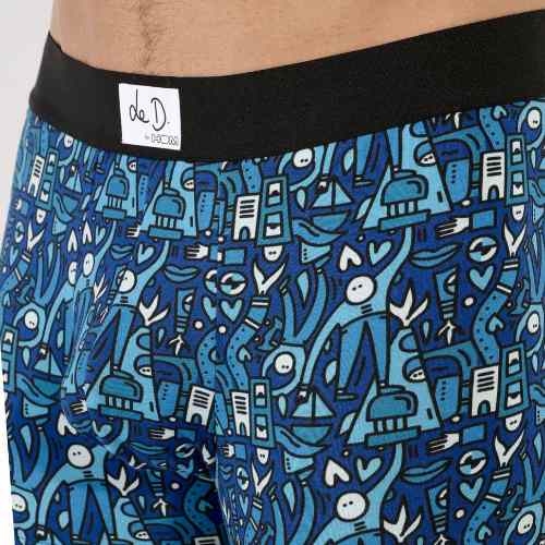 HOM Voyages blau boxershort