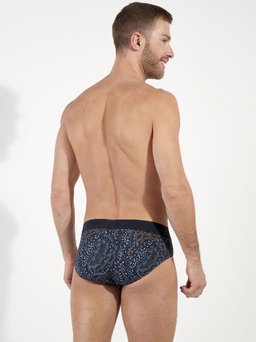 HOM Fontainebleau navy-blau männer slip