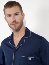 HOM Rafael navy-blau pyjama