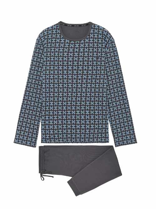 HOM Aloys grau pyjama