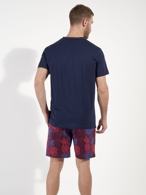 HOM Bouquet weinrot pyjama