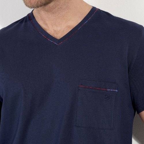 HOM Bouquet weinrot pyjama