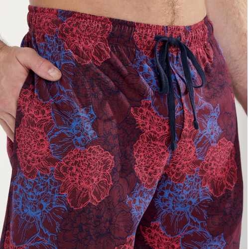 HOM Bouquet weinrot pyjama