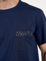 HOM Broceliande navy-blau pyjama