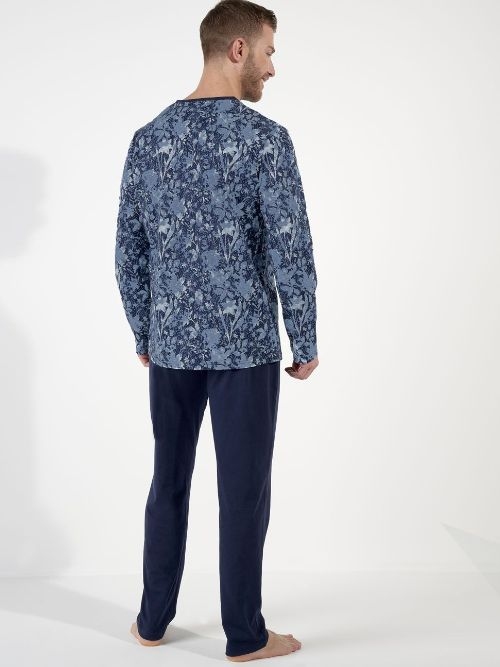 HOM Compiegne navy-blau pyjama