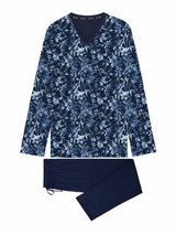 HOM Compiegne navy-blau pyjama