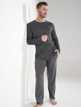 HOM Waldorf grau pyjama