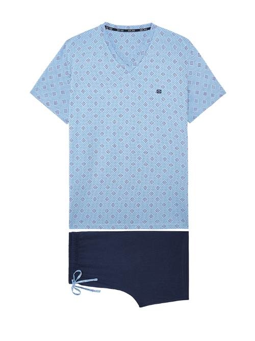 HOM Walter blau pyjama