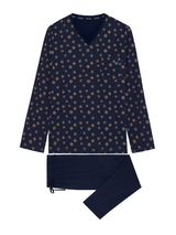 HOM Comfort  navy-blau pyjama