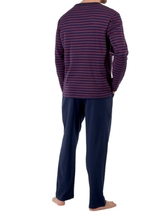 HOM Carson navy-blau pyjama