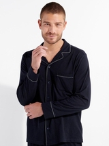 HOM Comfort  navy-blau pyjama