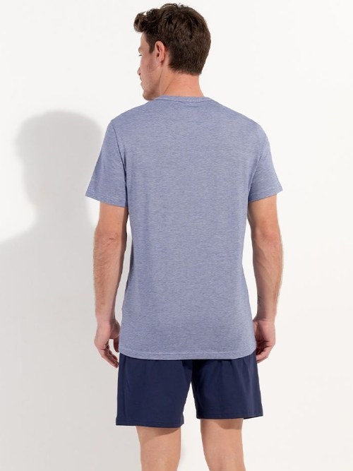 HOM Modal Comfort navy-blau pyjama