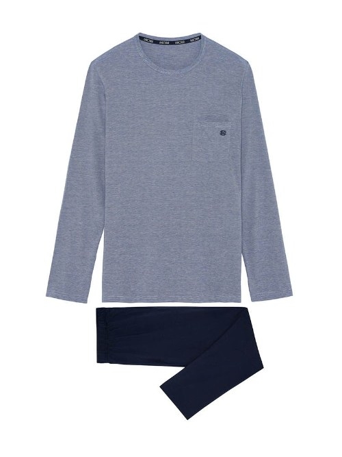 HOM Modal Comfort navy-blau pyjama