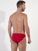 HOM Swimwear Nautical Cup rot badeslip