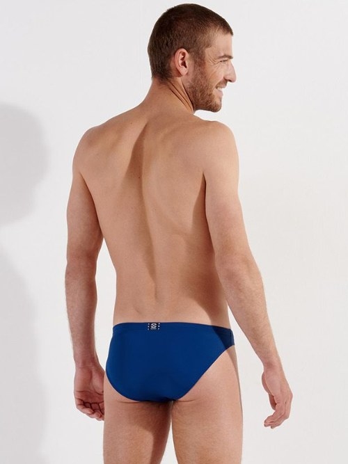 HOM Bademode Nautical Cup navy-blau badeslip
