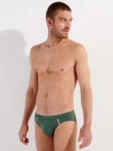 HOM Bademode Nautical Cup khaki badeslip