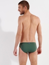HOM Bademode Nautical Cup khaki badeslip