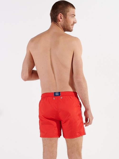 HOM Bademode Nautical Cup rot badehose