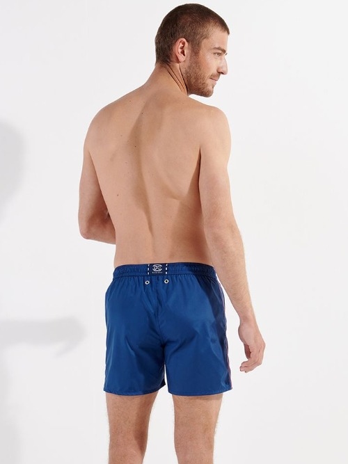 HOM Bademode Nautical Cup navy-blau badehose