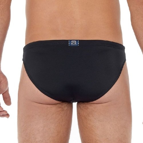 HOM Bademode Sea Life schwarz badeslip