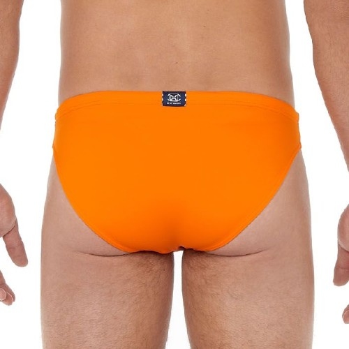 HOM Bademode Sea Life orange badeslip