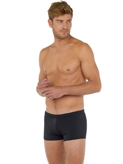 HOM Bademode Sea Life schwarz schwimmboxer